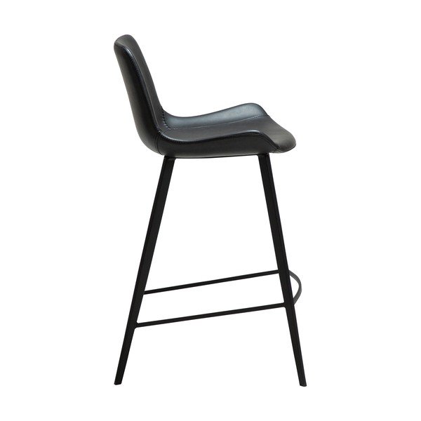 Черен бар стол (височина на седалката 65 cm) Hype – DAN-FORM Denmark-image-2
