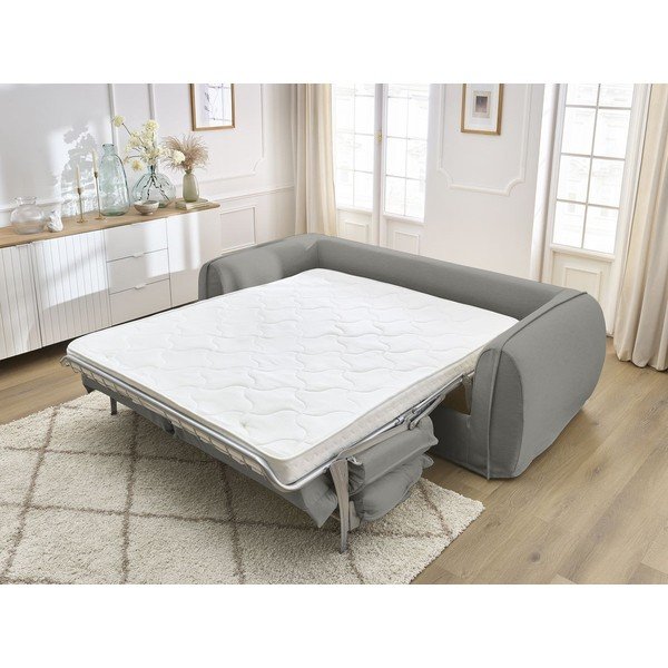Тъмносив диван за ежедневно спане/сгъваем 236 cm Archimede – Bobochic Paris-image-1