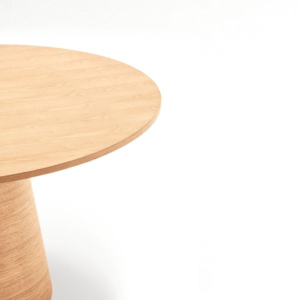 Кръгла трапезна маса от декор от ясен ø 157 cm Cep – Teulat-image-4