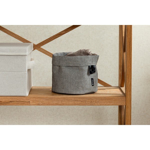Текстилна кошница ø 20x20 cm Soft Storage Round – Bigso-image-2