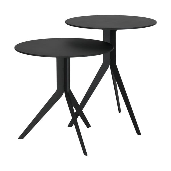 Метална кръгла странична масичка ø 38 cm Daley – Spinder Design-image-3