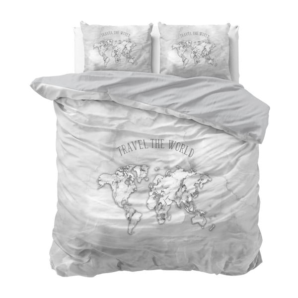 Bavlněné povlečení na dvoulůžko Sleeptime World, 200 x 220 cm