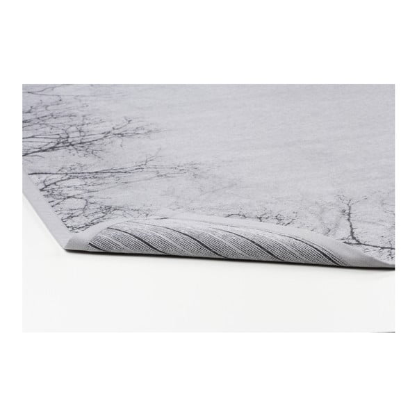 Сив двустранен килим Silver, 100 x 160 cm Puise - Narma-image-2