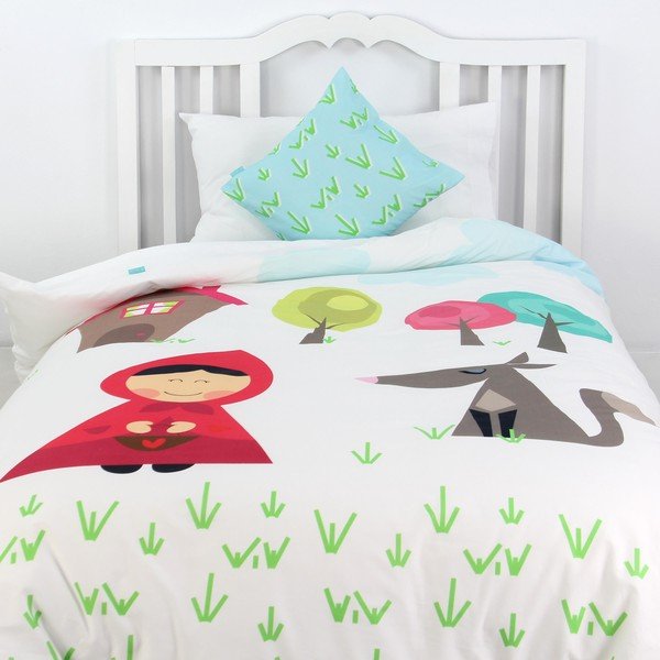 Детска памучна завивка и възглавница , 140 x 200 cm Grandma - Mr. Fox-image-1