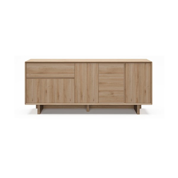 Скрин от дъбов декор  в естествен цвят 180x76x45 cm Carpi – Marckeric