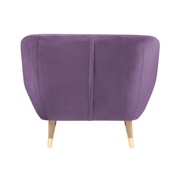 Кресло то лилаво кадифе Benito - Mazzini Sofas-image-4