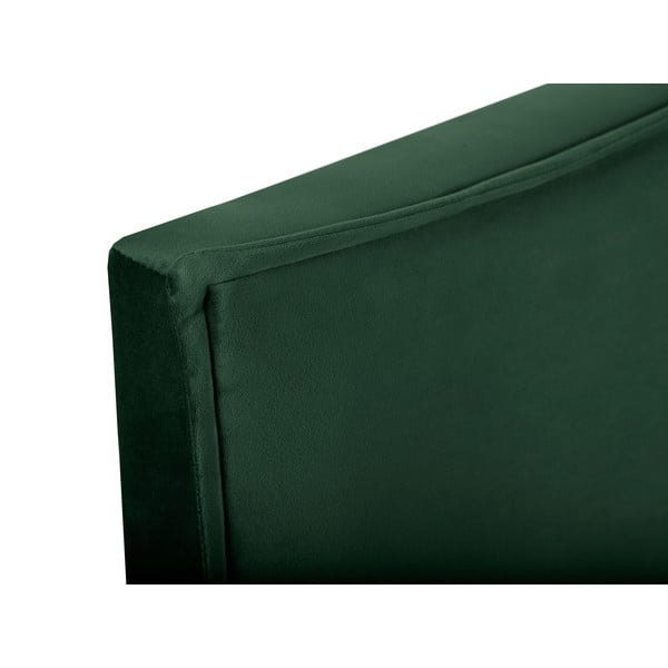 Тъмнозелена табла за легло 180x120 cm Natalia – Milo Casa-image-1