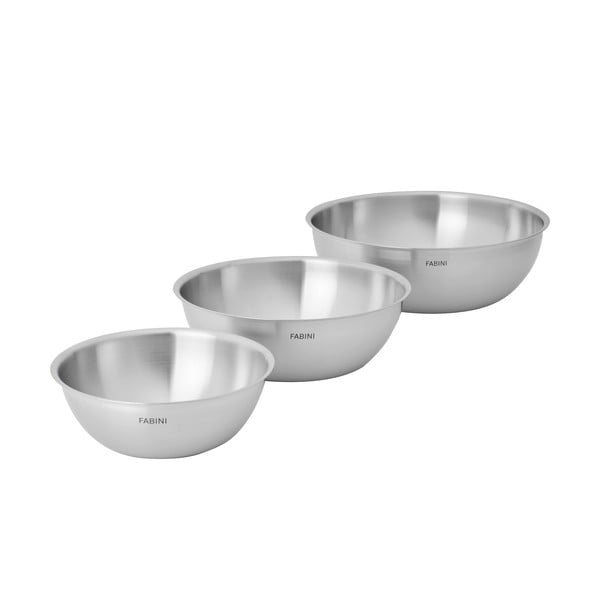 Комплект купи 3 бр. от неръждаема стомана в сребрист цвят ø 25,5 cm Lucca 3.0 – FABINI