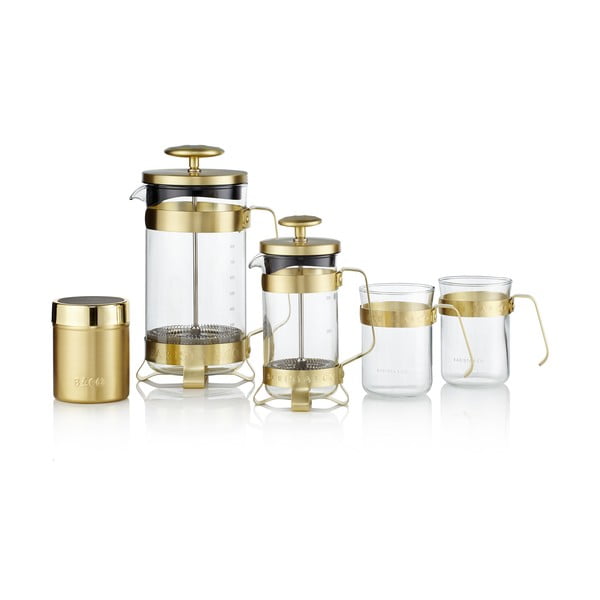 French press Barista 350 ml, zlatý-image-2