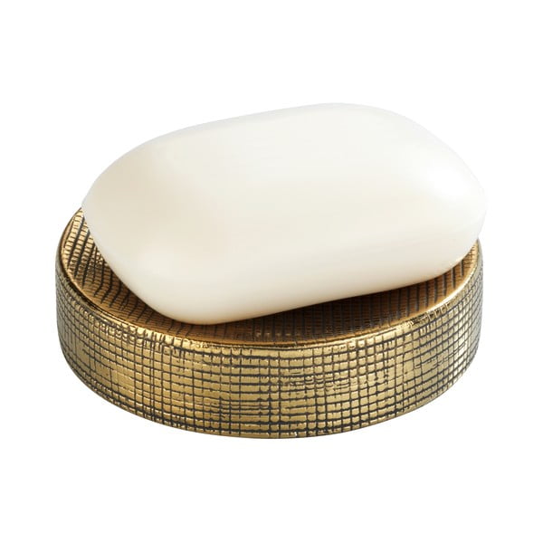 Керамична сапунерка в златист цвят Badi - Wenko-image-3