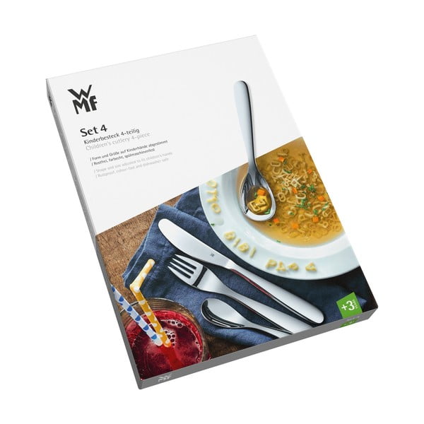 Комплект от 4 детски прибори за хранене от неръждаема стомана Safari - WMF-image-1