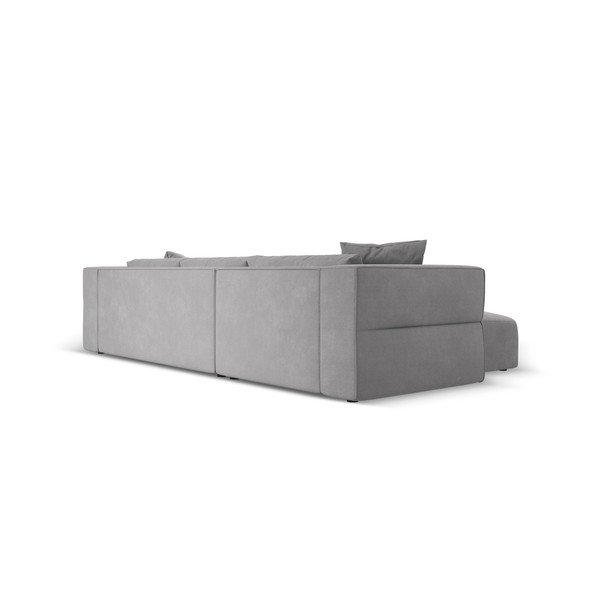 Светлосив ъглов диван, ляв ъгъл Esther – Milo Casa-image-4