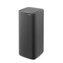 Тъмносиво стоманено кошче за боклук отваряне с докосване 30 l Bo Touch – Brabantia