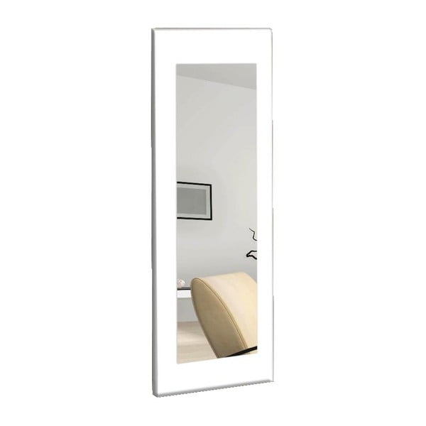 Стенно огледало с бяла рамка Chiva, 40 x 120 cm - Oyo Concept