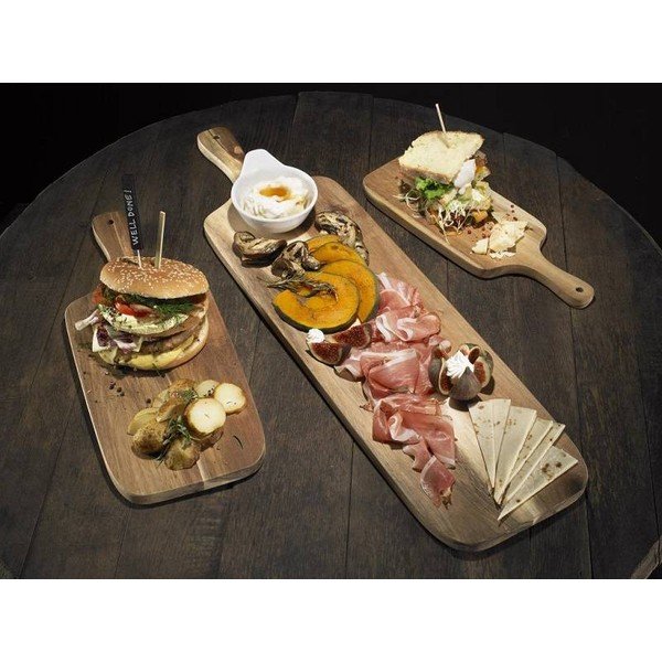 Дървена дъска за рязане от акация - Leone-image-1