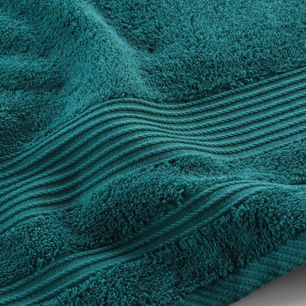 Тъмнозелена памучна хавлиена кърпа от тери 70x130 cm Tendresse – douceur d'intérieur-image-2