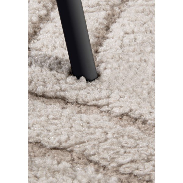 Бежов кръгъл килим ø 200 cm Panglao New York Taupe – Elle Decoration-image-3