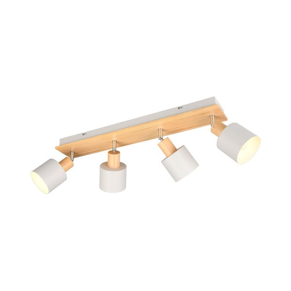 Прожектор в бял и естествен цвят ø 9 cm Shanti – Trio-image-2