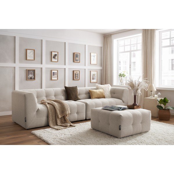 Бежов диван 324 cm Kleber - Bobochic Paris-image-1