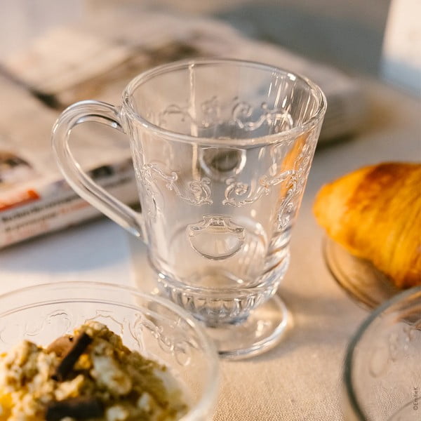 Стъклена чаша с дръжка La Rochère , 200 ml Versailles - La Rochére-image-1