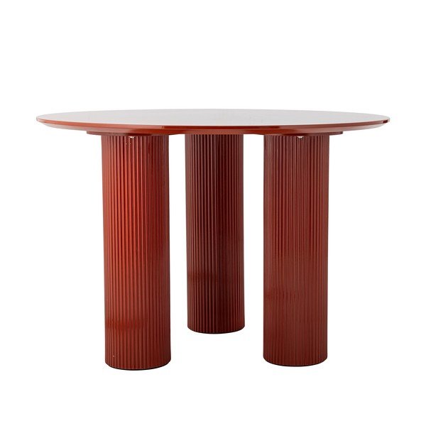 Гланцова кръгла трапезна маса ø 110 cm Della – Bloomingville-image-3