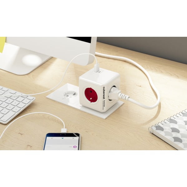 Извод за контакт 12 cm PowerCube Original USB – Cubenest-image-1