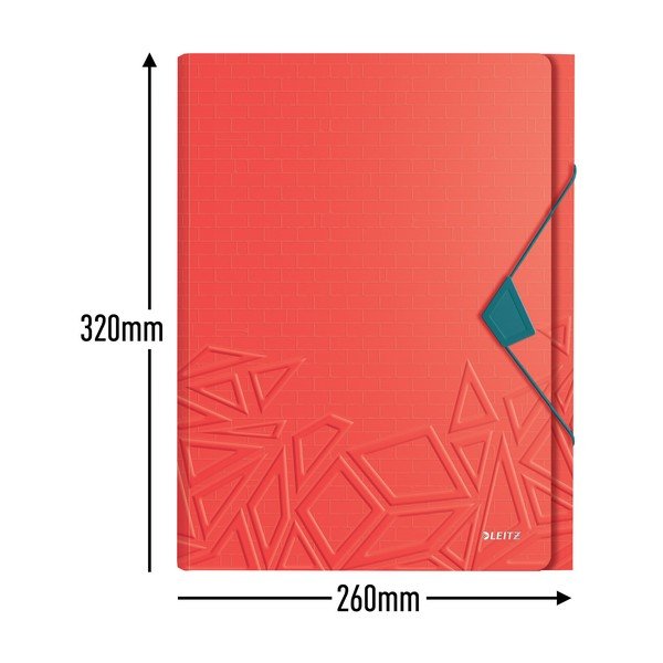 Червено куфарче с отделения UrbanChic - Leitz-image-3