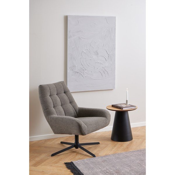 Сиво-кафяво кресло от букле Paris – Actona-image-1