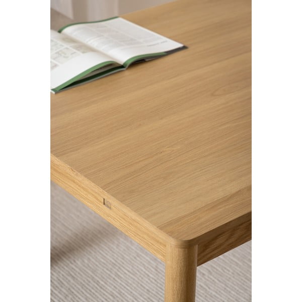 Сгъваема трапезна маса от дъб  в естествен цвят 100x200 cm Atlantic – Actona-image-3