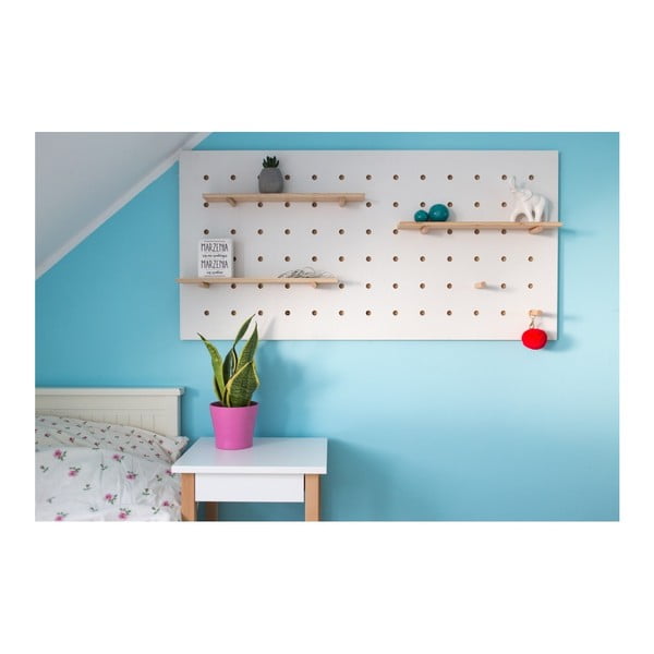 Бял стенен органайзер TRIVENTI, 120 x 60 cm Triventi - Ragaba-image-1