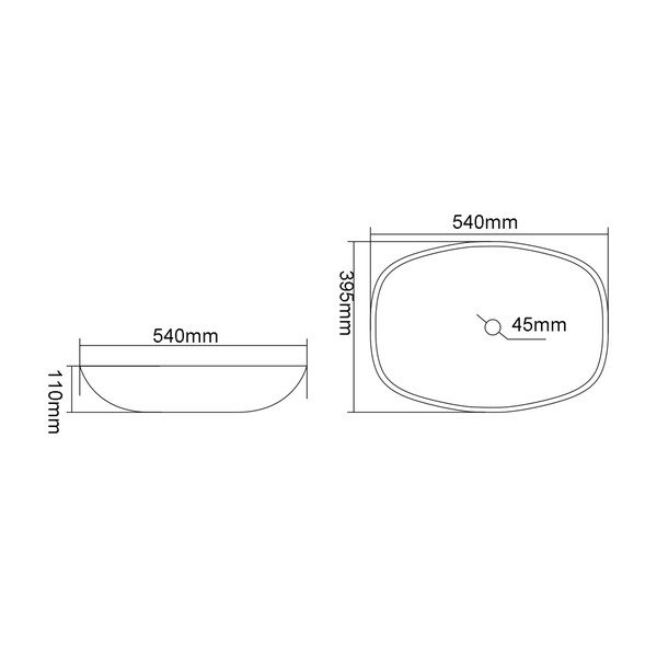 Синя стъклена мивка 54x39,5 cm Kvaore – Sapho-image-4