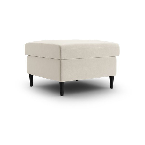 Бежова кадифена табуретка Kyoto – Cosmopolitan Design-image-1