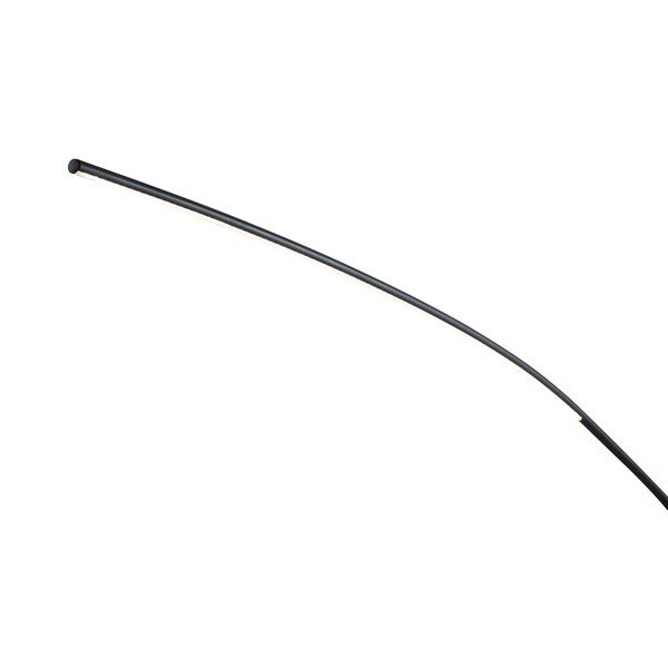 Тъмнокафява LED затъмняваща се подова лампа (височина 210 cm) Shanghai – Trio-image-3