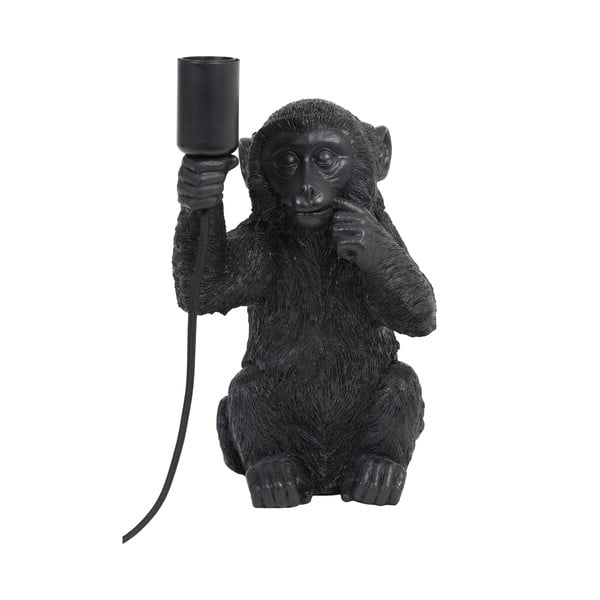 Черна настолна лампа (височина 34 cm) Monkey - Light & Living