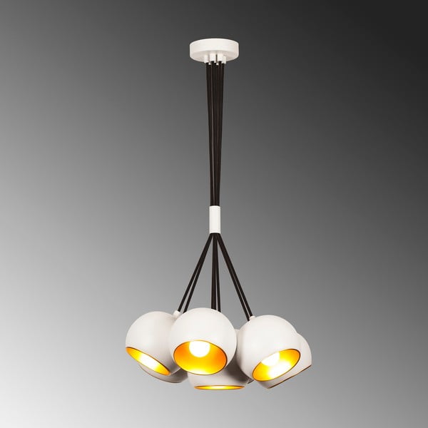 Бяло висящо осветително тяло Sivani - Opviq lights-image-1