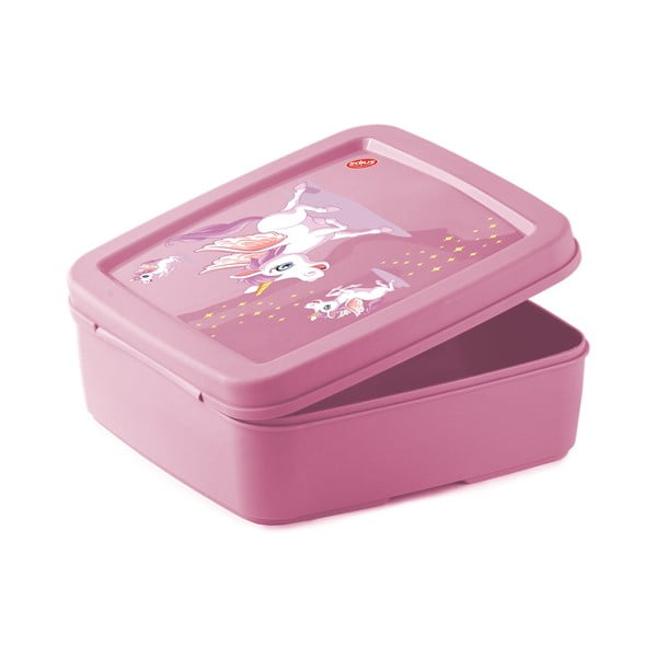 Розова детска кутия за храна Unicorn – Snips-image-3