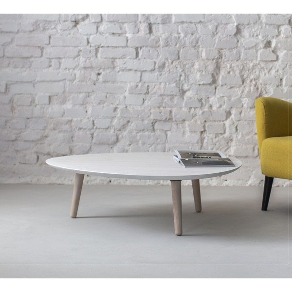 Масичка за кафе от бяла ясенова дървесина Contrast Pick - Ragaba-image-1