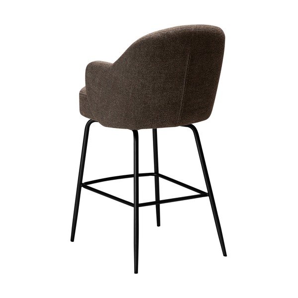 Кафяв въртящ се бар стол (височина на седалката 70 cm) Bae – DAN-FORM Denmark-image-4