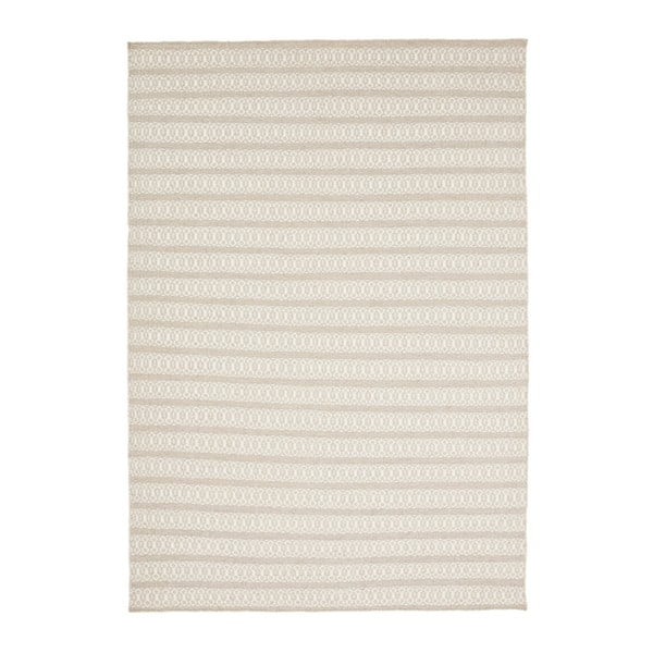 Béžový ručně tkaný koberec Linie Design Valmora, 140 x 200 cm