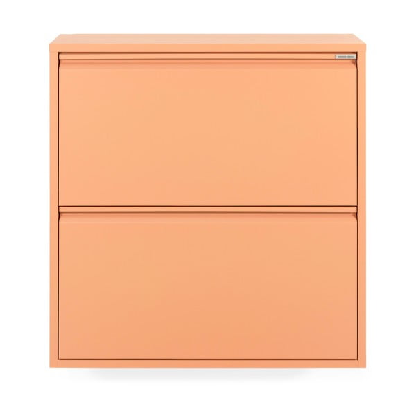 Метална накланяща се стойка за обувки в цвят сьомга 75x77,5x22,5 cm Billy – Spinder Design-image-3