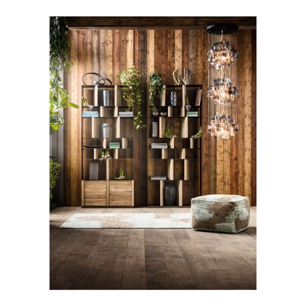 Knihovna z recyklovaného borovicového dřeva Kare Design Storm-image-4