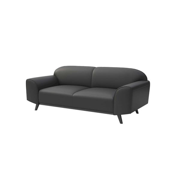 Тъмносив кожен диван 193 cm Nesbo - MESONICA-image-2