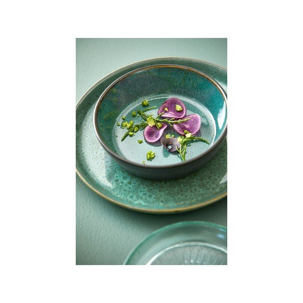 Зелена/черна глинена купичка Gastro Green/Black – Bitz-image-3