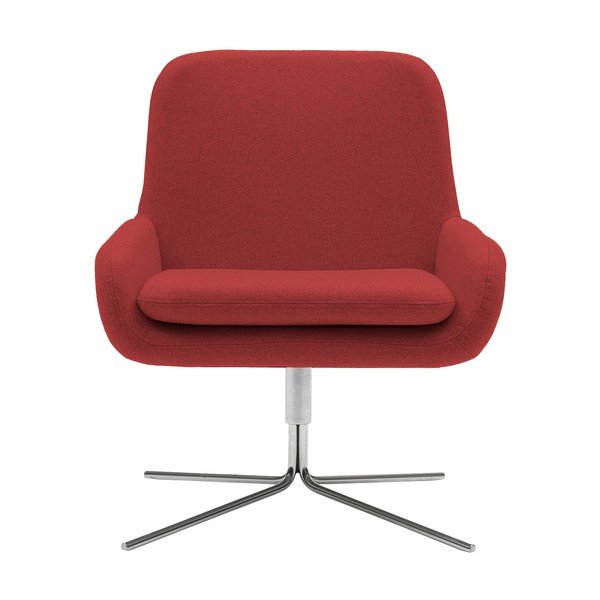 Червен въртящ се стол Swivel Coco - Softline