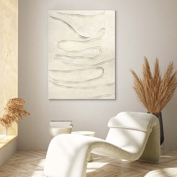 Ръчно рисувана картина 88x118 cm Track The Line – Malerifabrikken-image-1