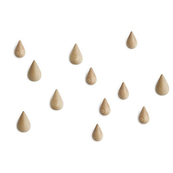 Sada 2 háčků Dropit, přírodní-image-2