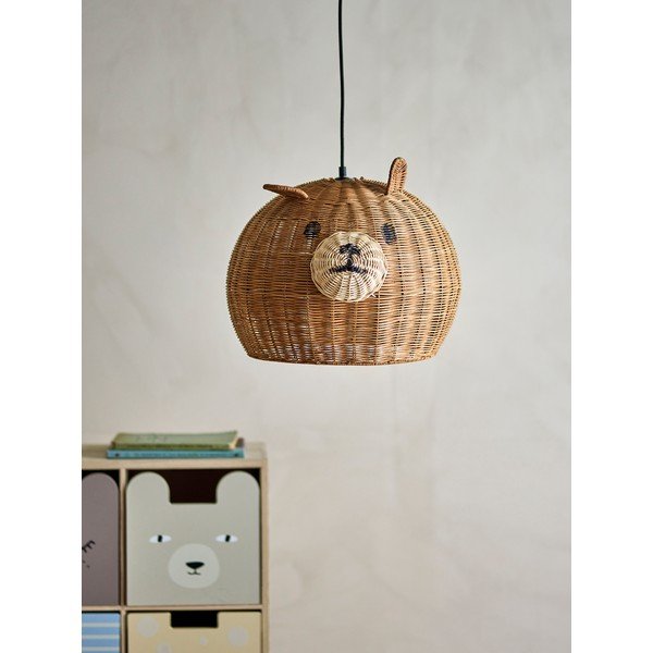 Кафяв детски абажур ø 40 cm Lilu – Bloomingville Mini-image-1
