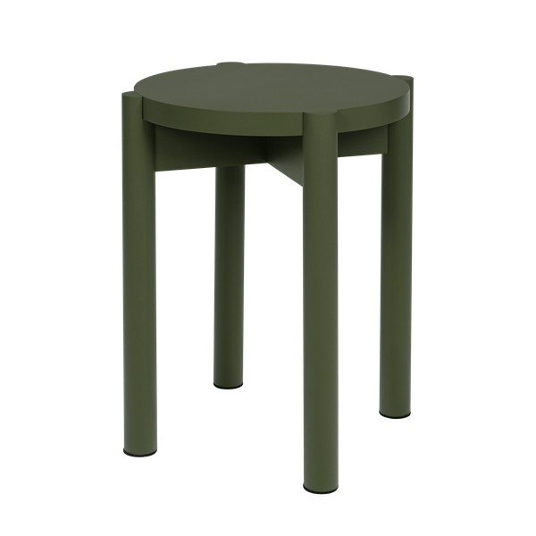 Зелен стол от масивен бук Hopp – noo.ma