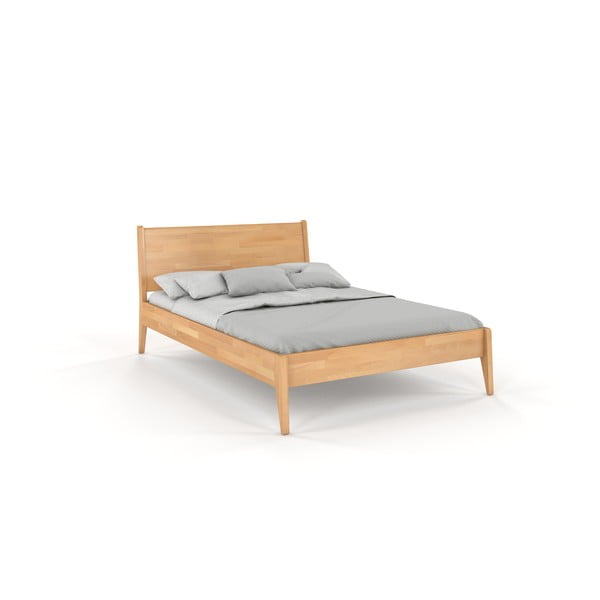 Двойно легло от букова дървесина , 140 x 200 cm Visby Radom - Skandica