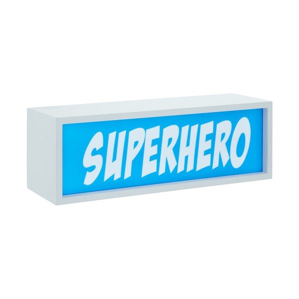 Синя светлинна декорация на батерии Superhero – Premier Housewares